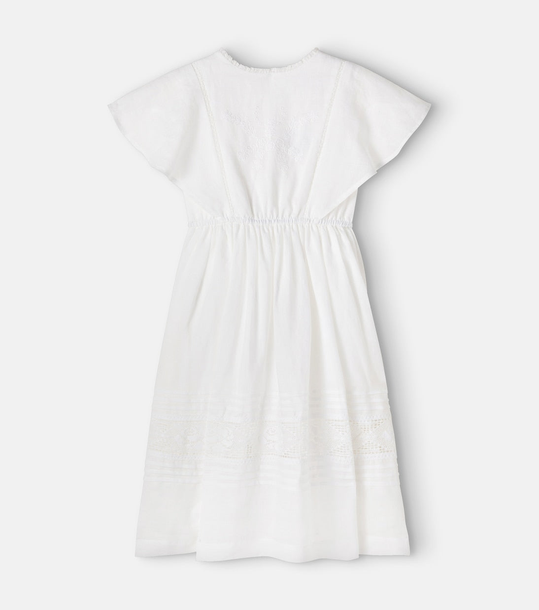C'era Una Volta - Emilie embroidered ramie dress