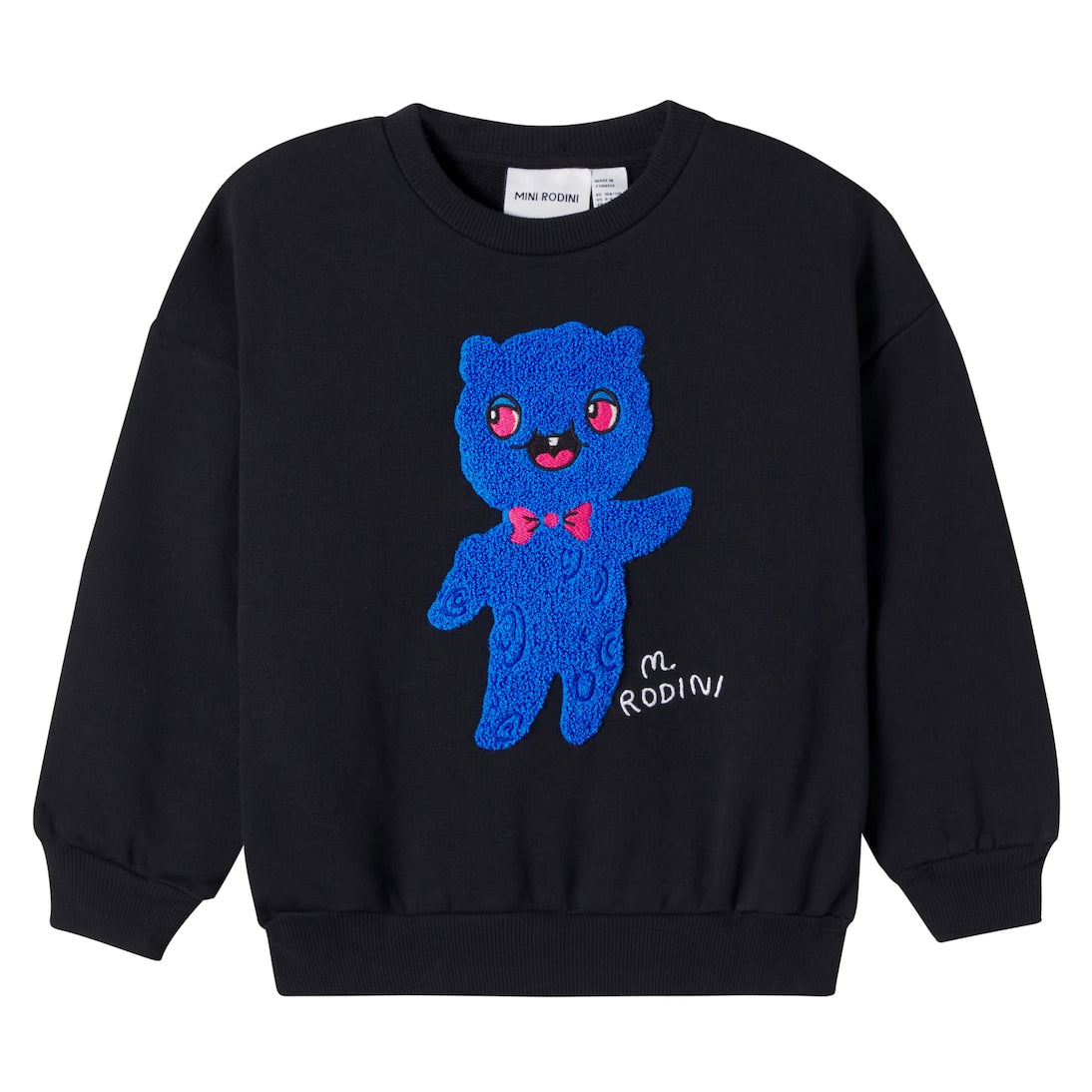 Mini Rodini - Embroidered cotton jersey sweatshirt