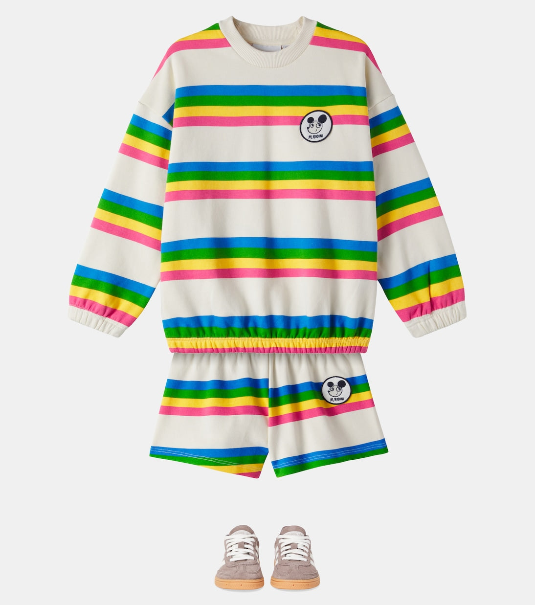 Mini Rodini - Ritzratz striped cotton jersey sweatshirt