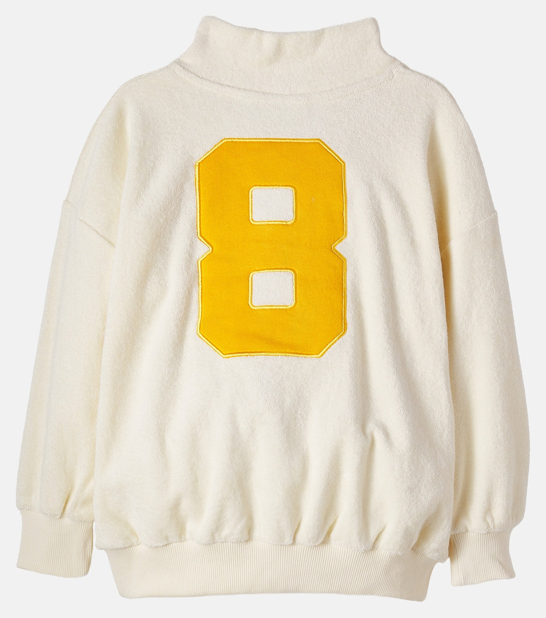 Mini Rodini - Half-zip cotton terry sweatshirt