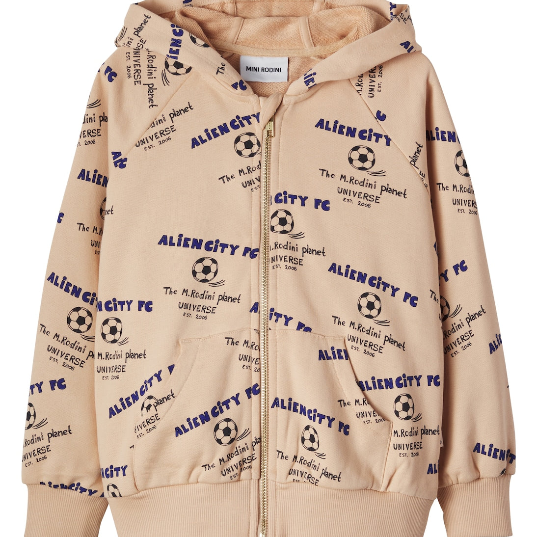 Mini Rodini - Printed cotton hoodie