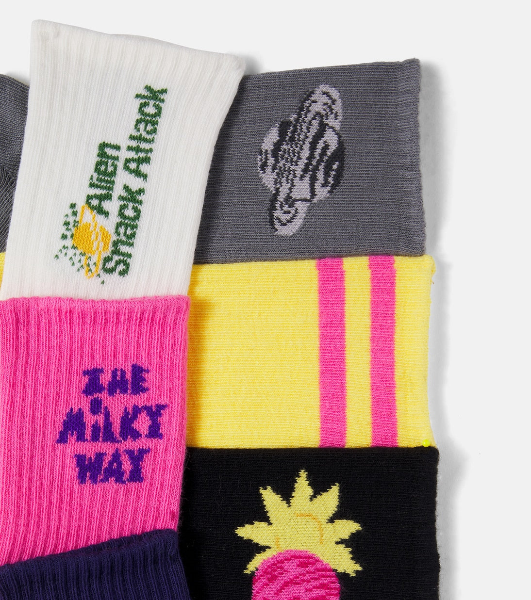 Mini Rodini - Set of 7 cotton-blend pairs of socks