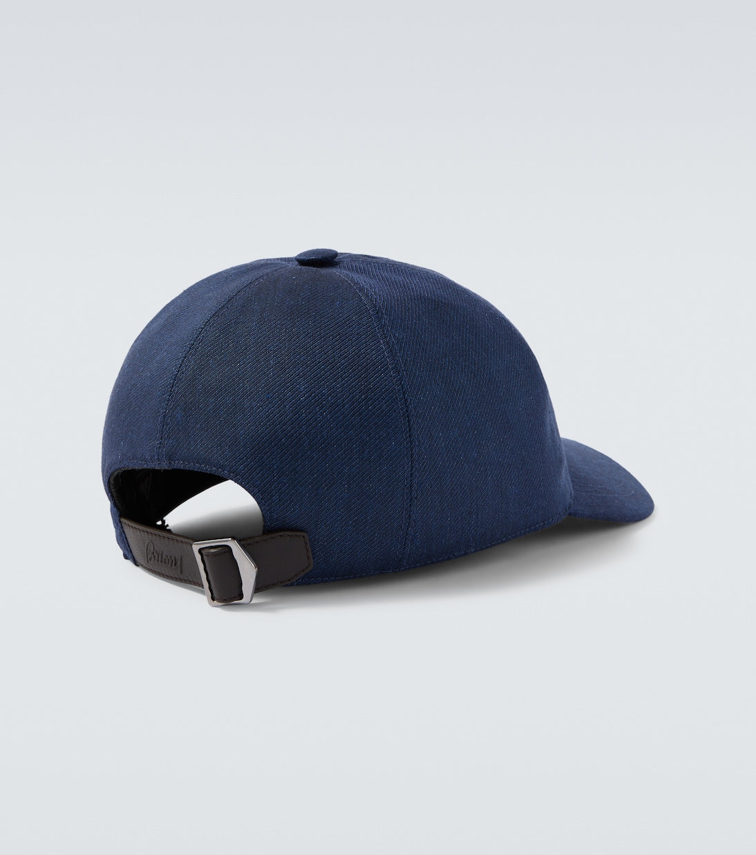 Brioni - Logo linen and wool baseball cap