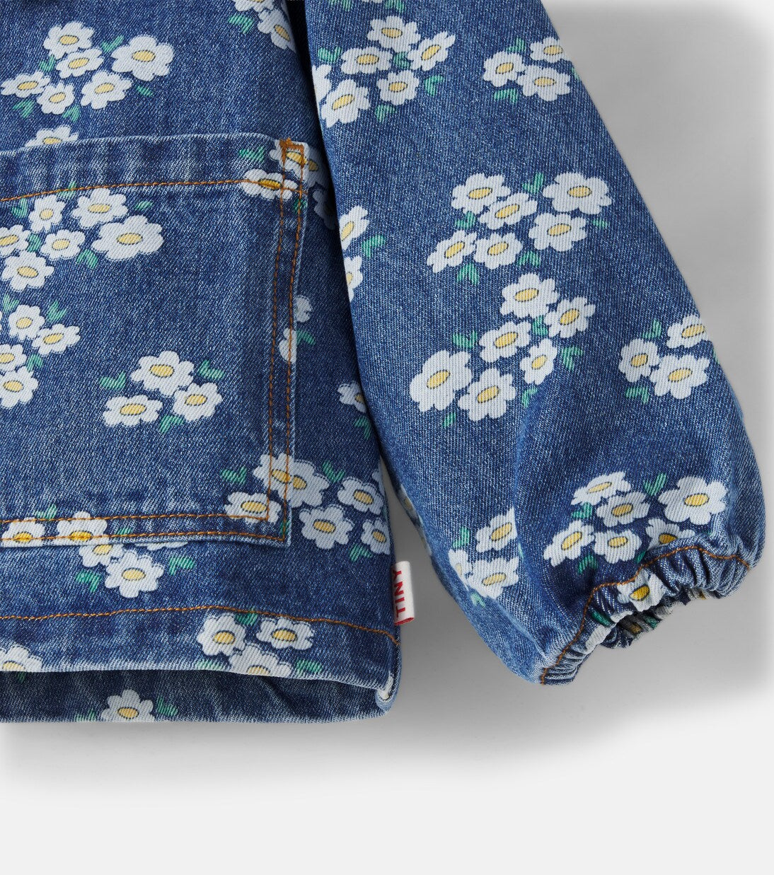 Tinycottons - Blossoms floral denim jacket