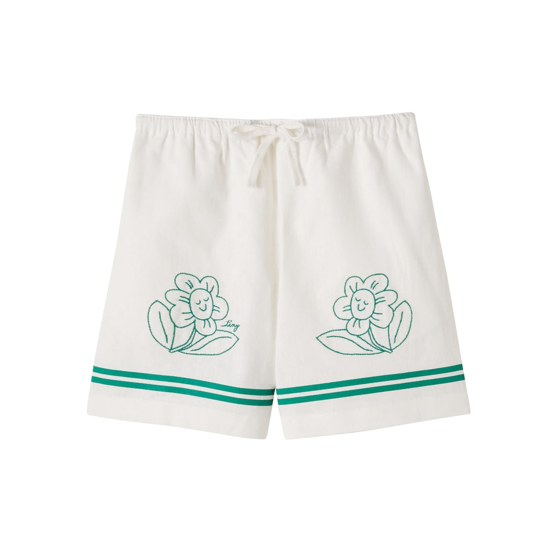 Tinycottons - Daisies linen shorts