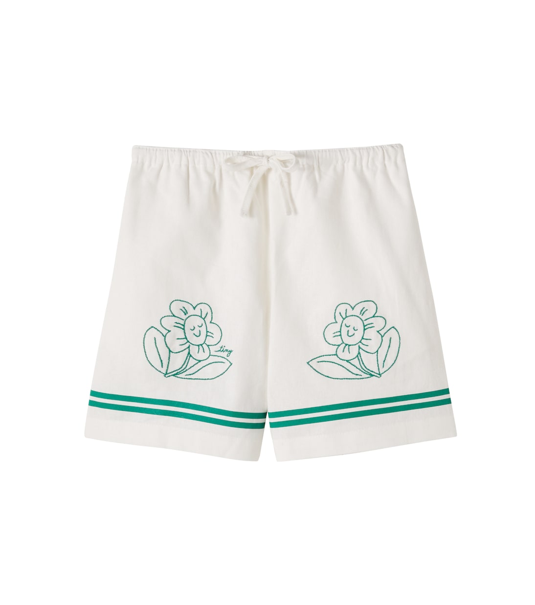 Tinycottons - Daisies linen shorts