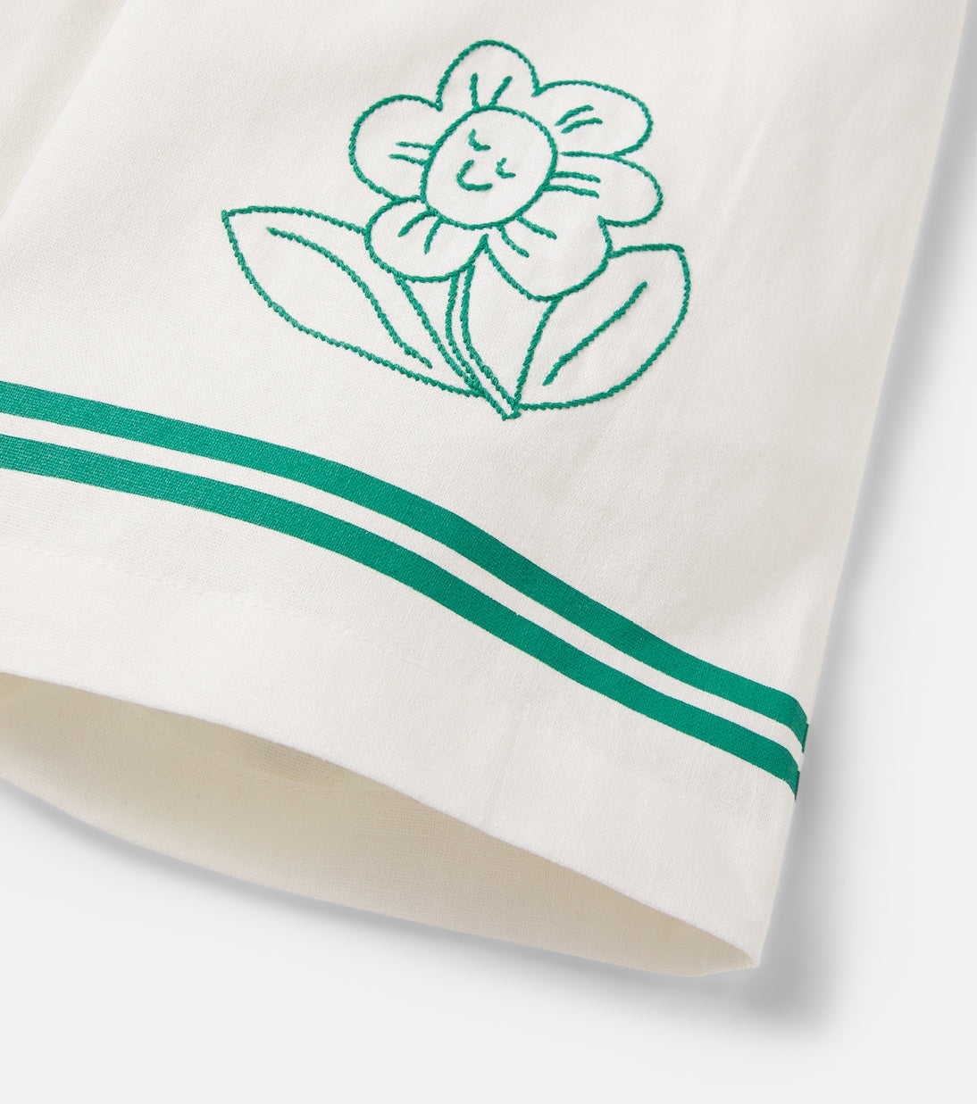 Tinycottons - Daisies linen shorts