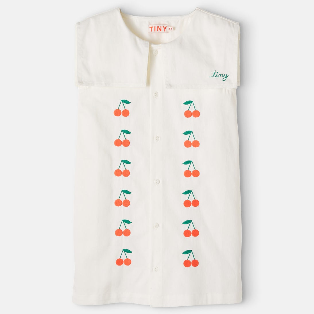 Tinycottons - Cherries cotton twill dress