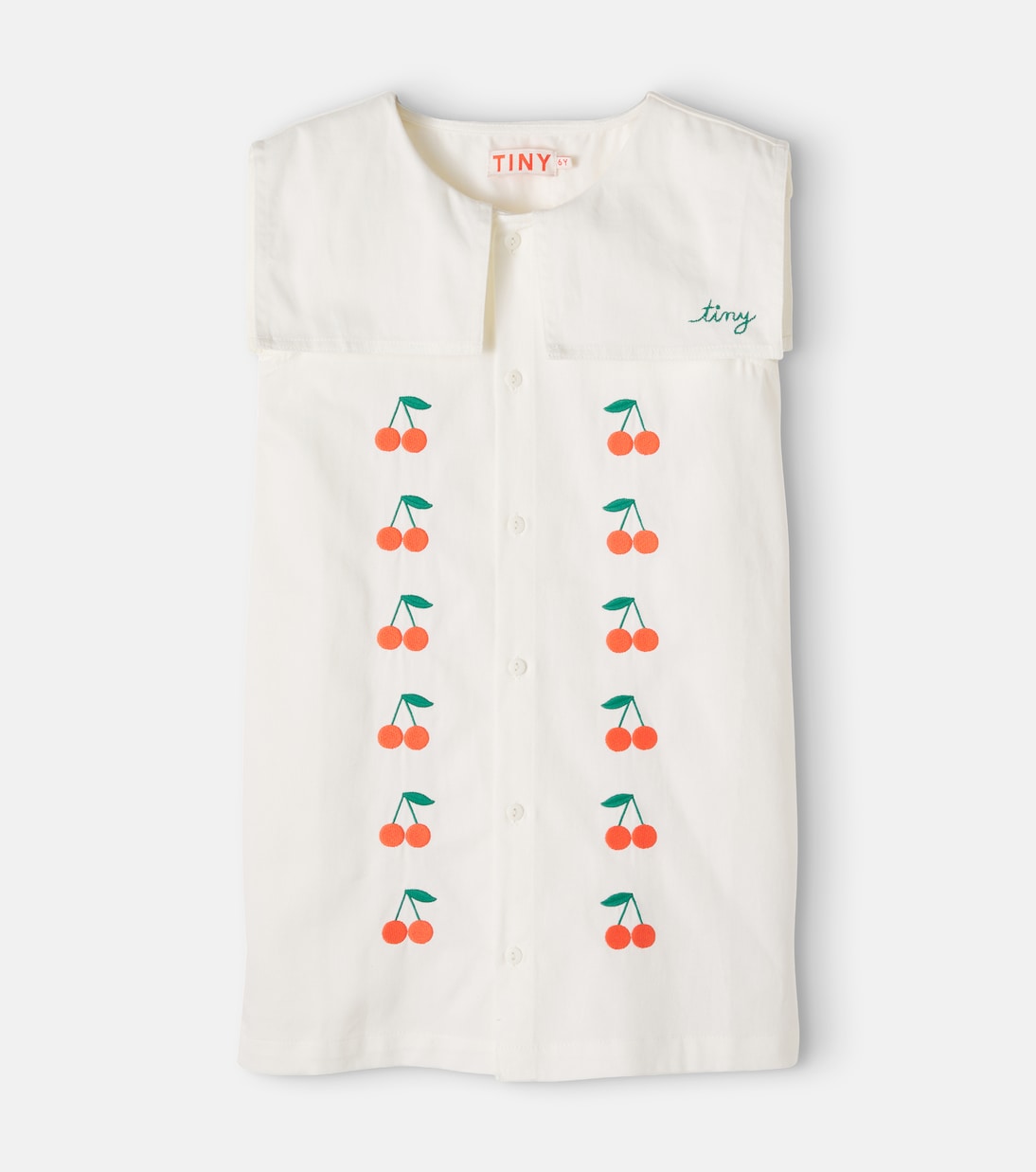 Tinycottons - Cherries cotton twill dress