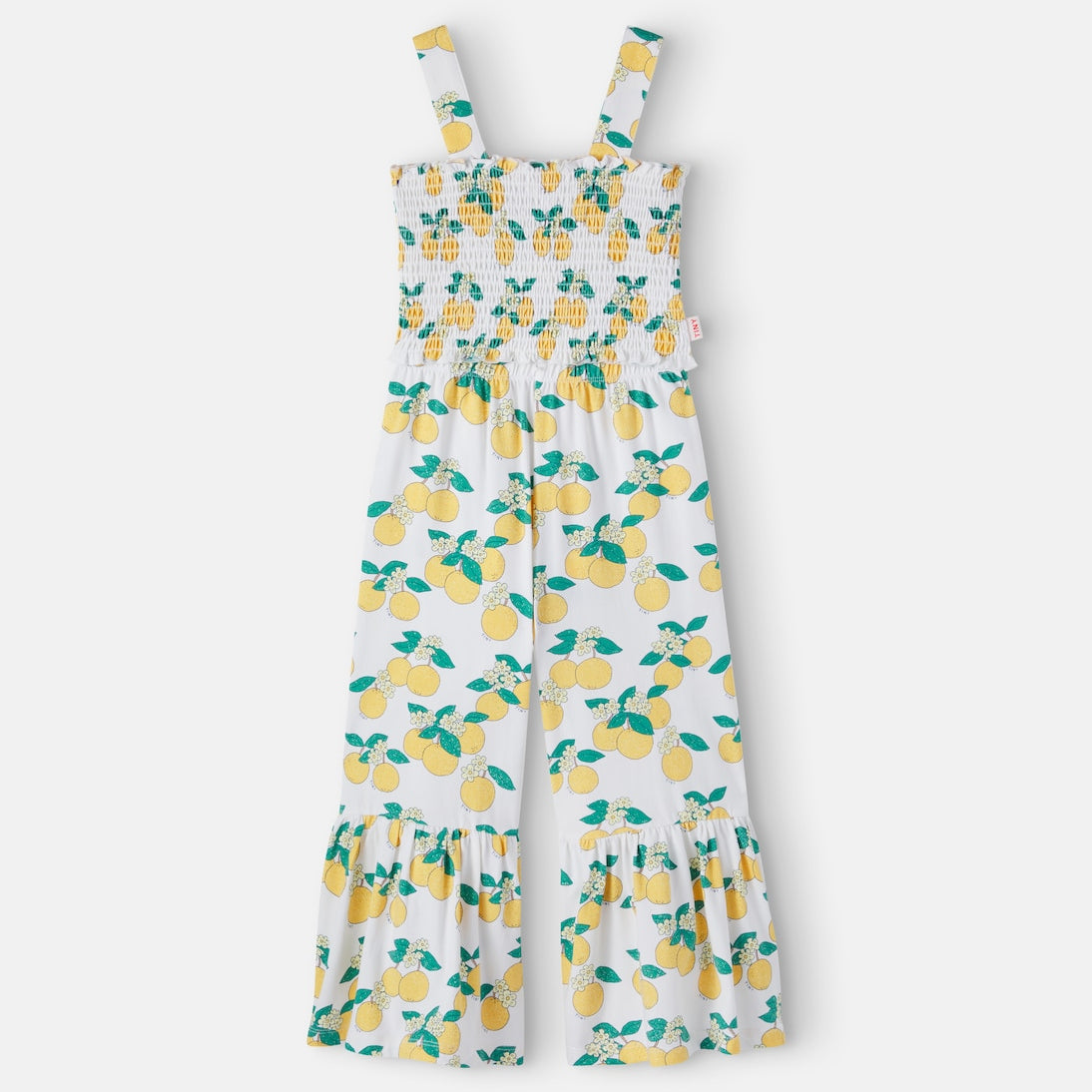 Tinycottons - Printed shirred cotton-blend top and pants set