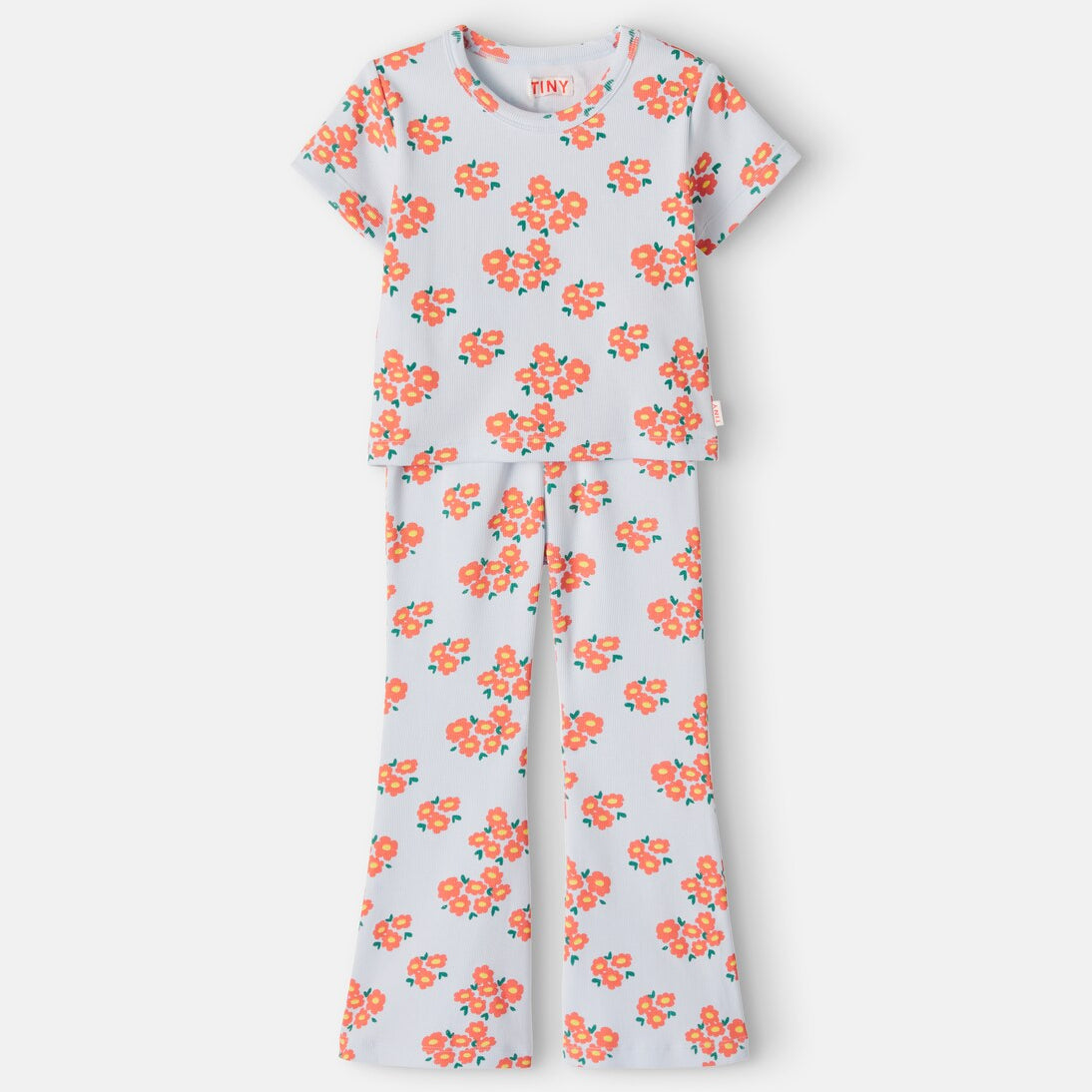 Tinycottons - Floral cotton top and pants set