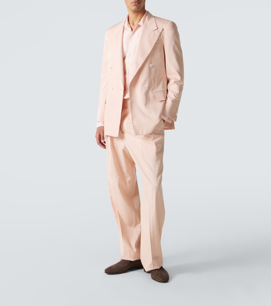 Umit Benan - Richard double-breasted silk blazer