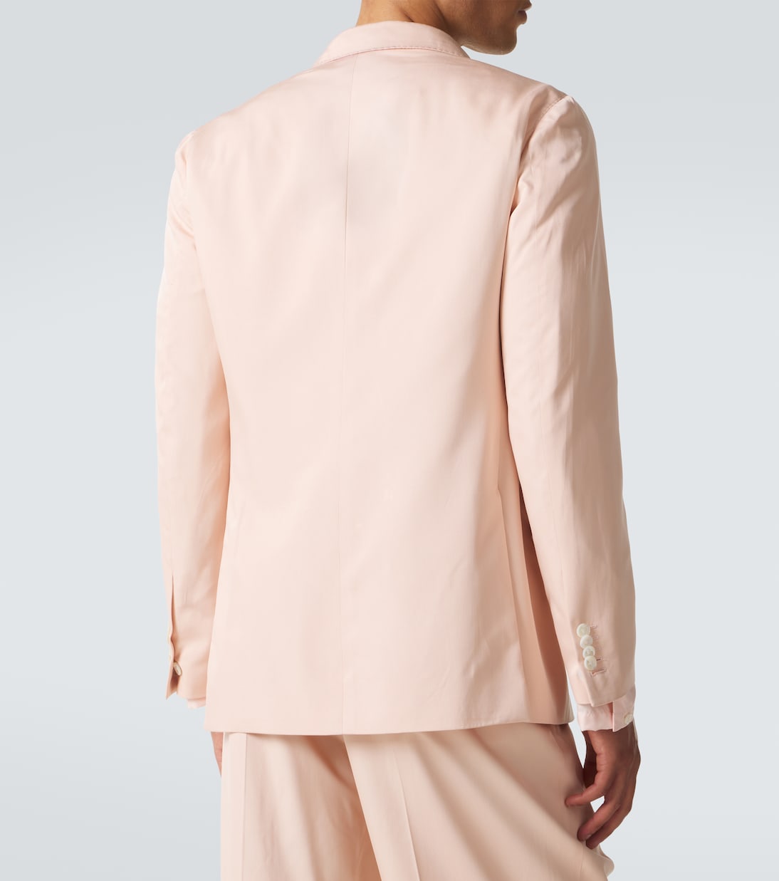 Umit Benan - Richard double-breasted silk blazer