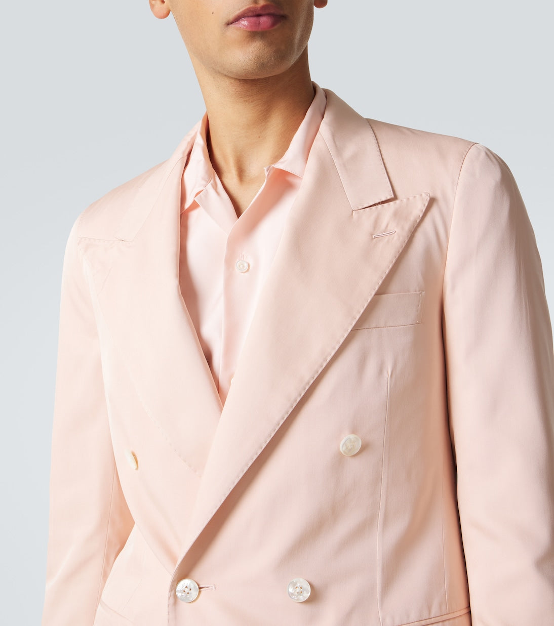 Umit Benan - Richard double-breasted silk blazer