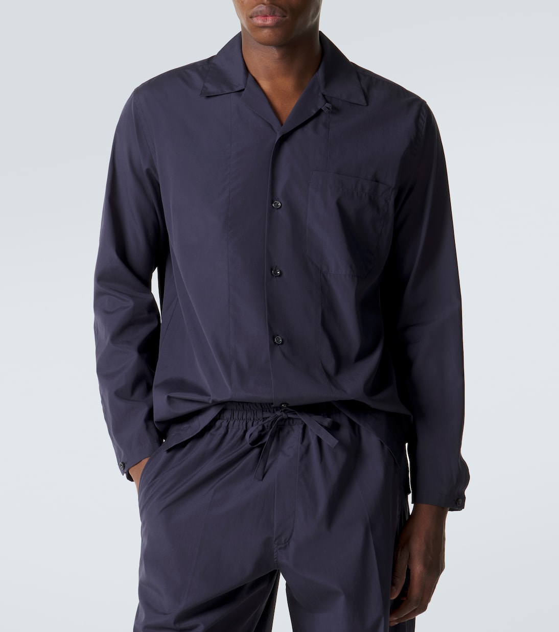 Umit Benan - Havana cotton and silk shirt