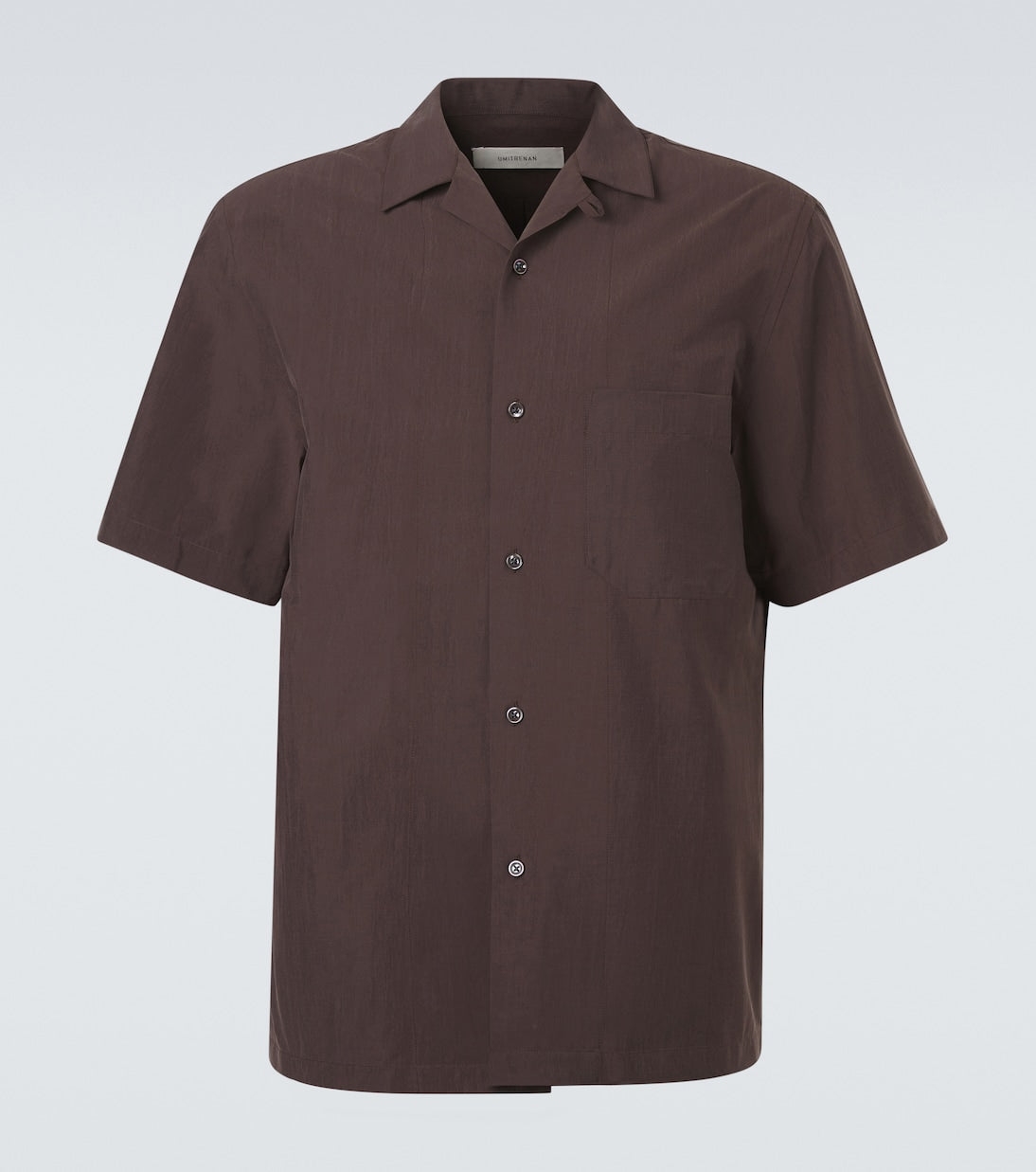 Umit Benan - Havana silk-blend bowling shirt