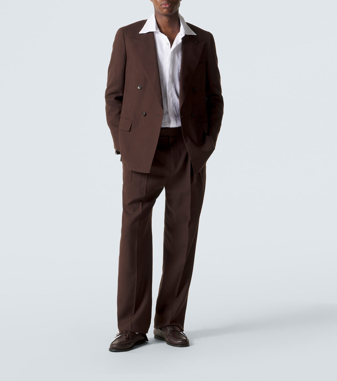 Umit Benan - Johnny linen and wool suit pants