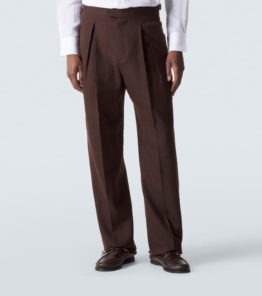 Umit Benan - Johnny linen and wool suit pants