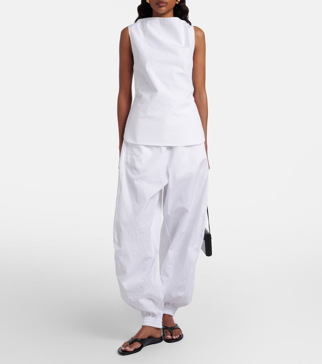 Róhe - Cotton-blend wide-leg pants
