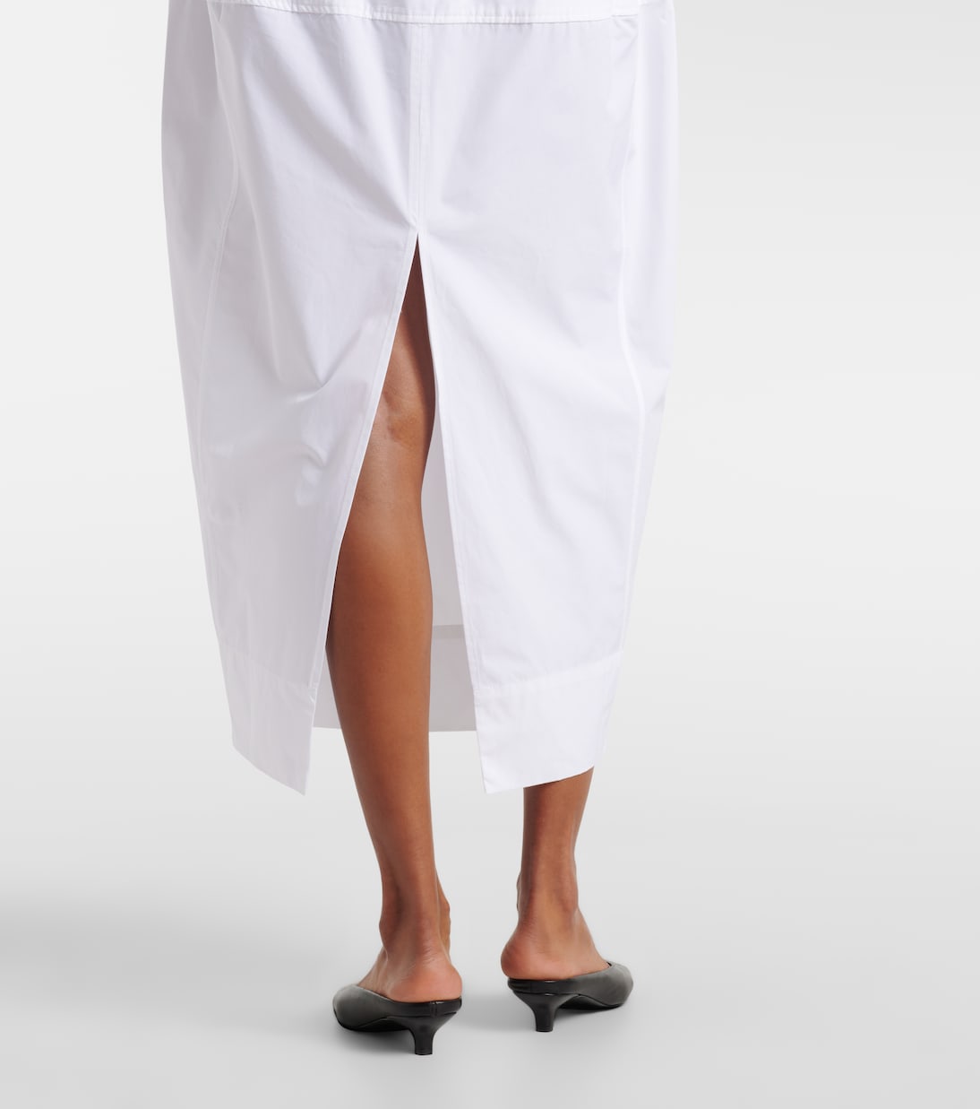 Róhe - Cotton poplin midi skirt