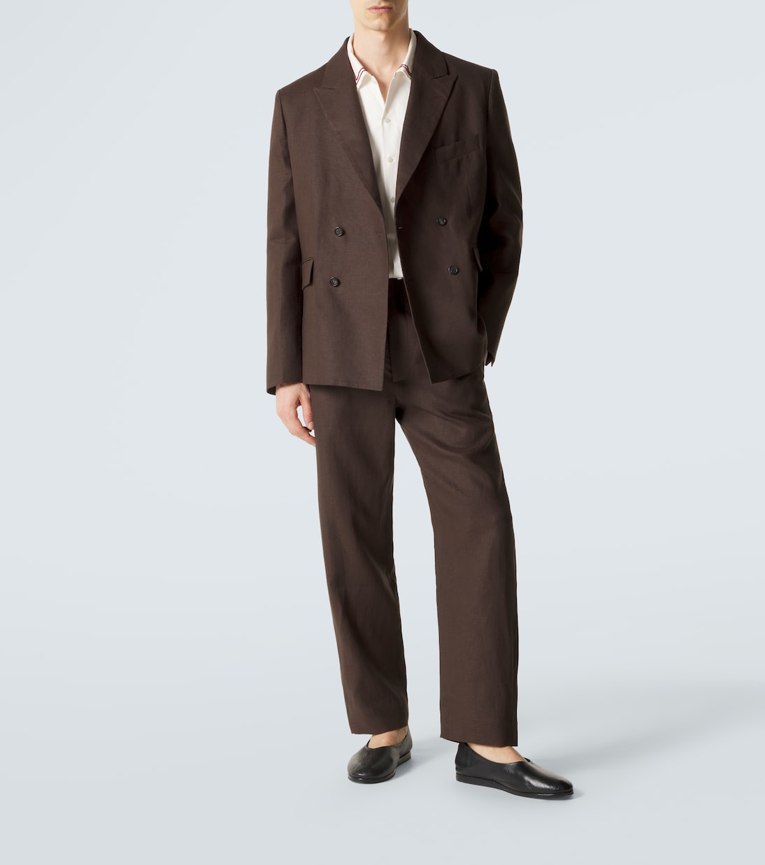 Bode - Linen straight pants