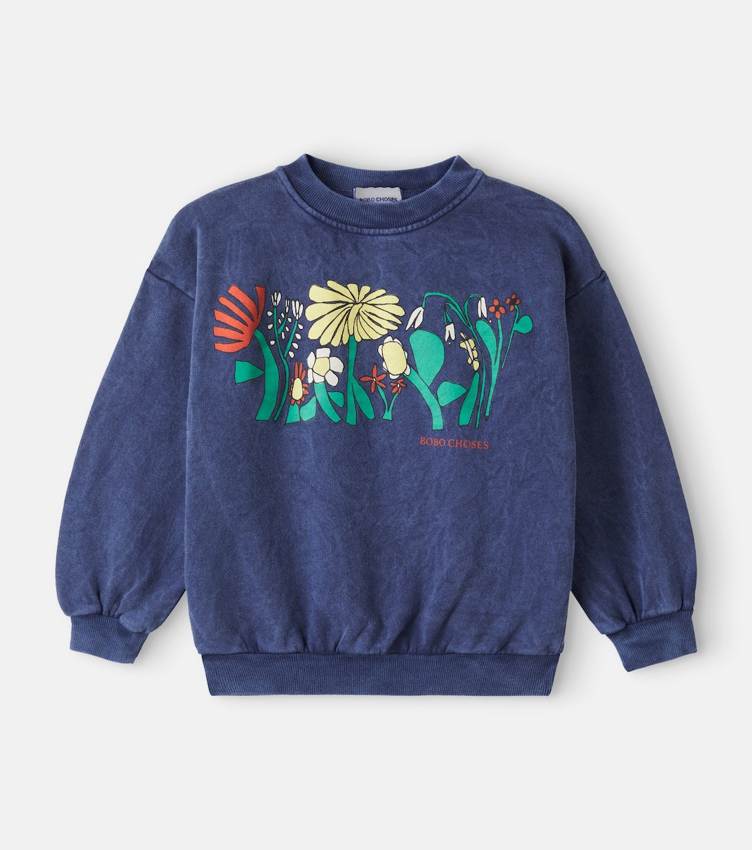 Bobo Choses - Floral cotton fleece sweatshirt
