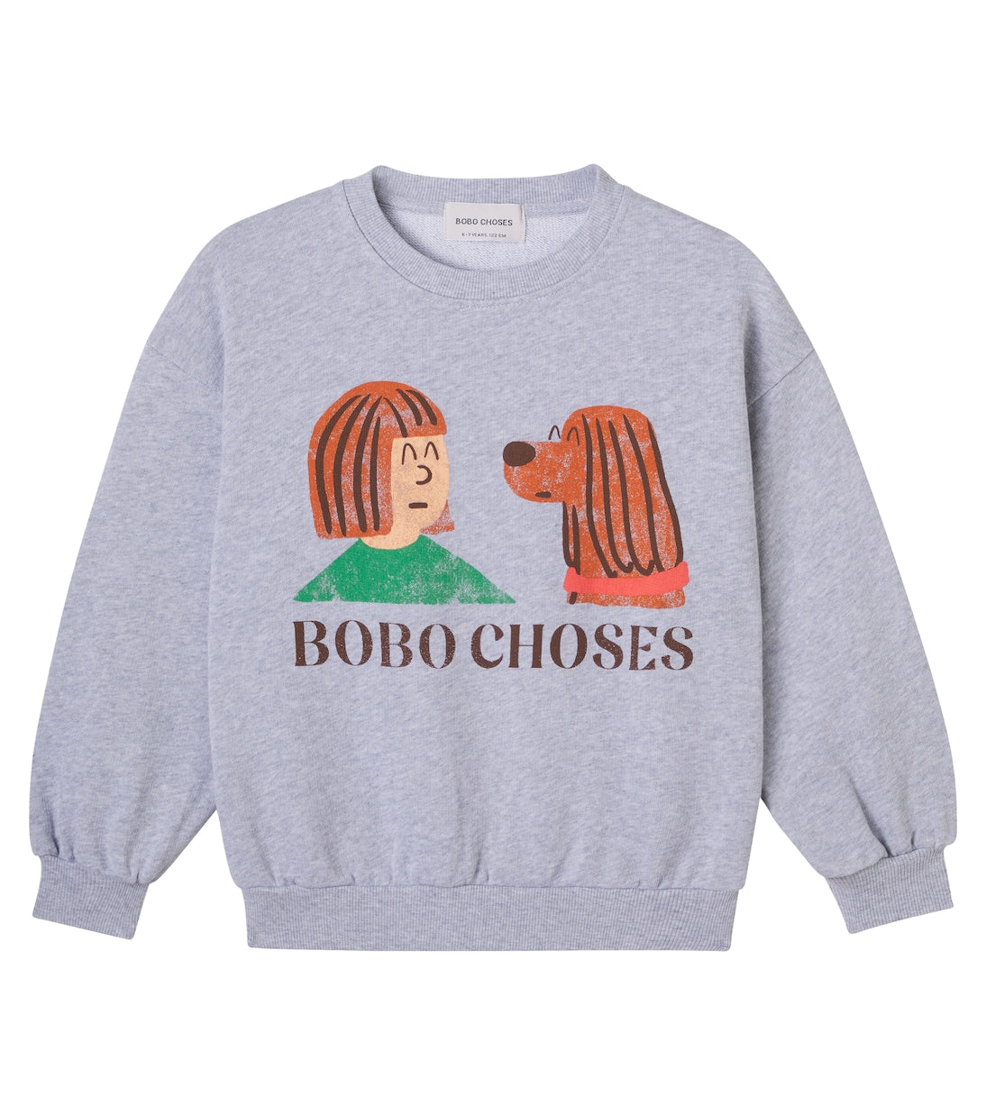 Bobo Choses - Friends In A Pickle cotton sweatshirt