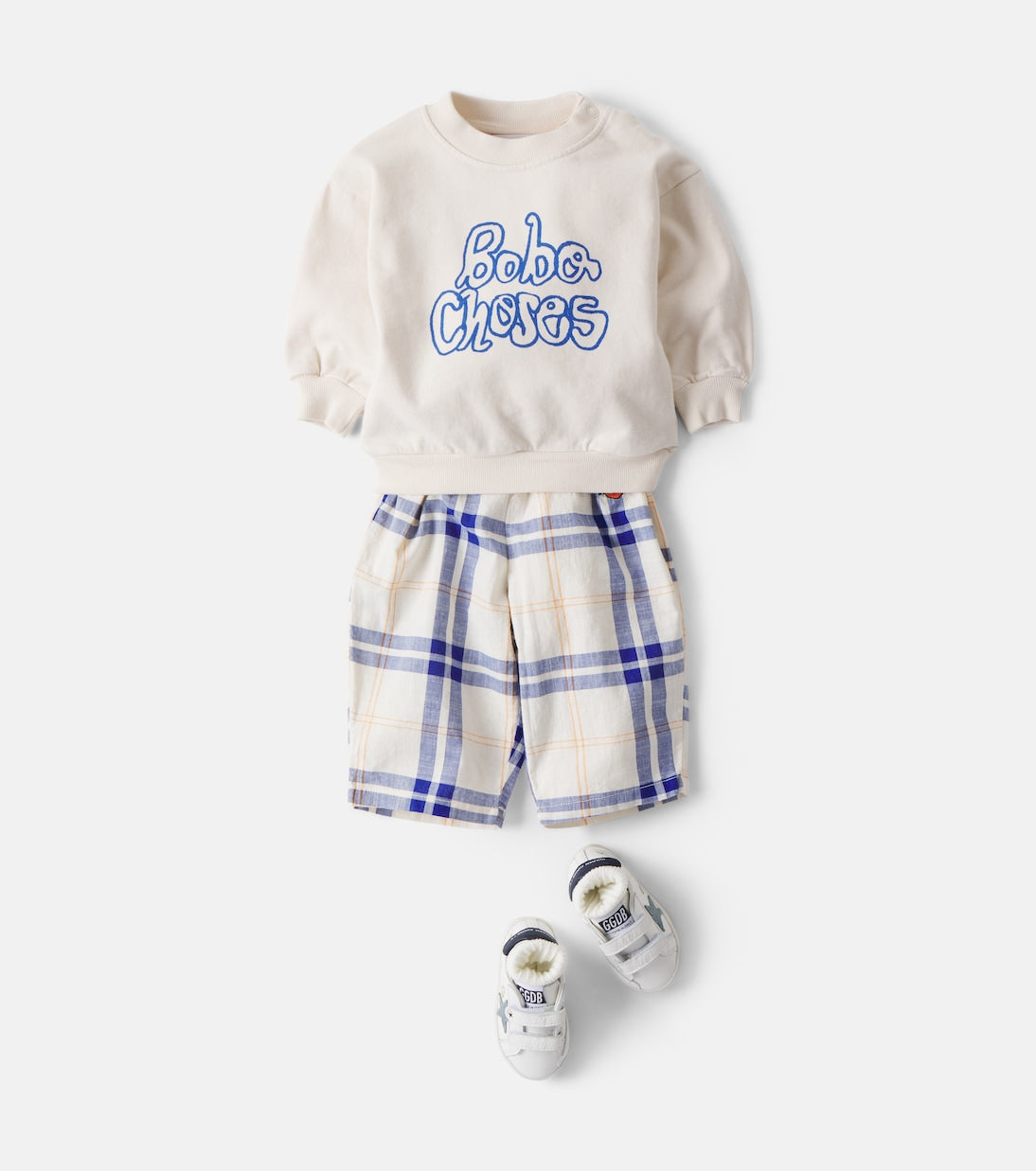 Bobo Choses - Baby Fun Tartan cotton pants