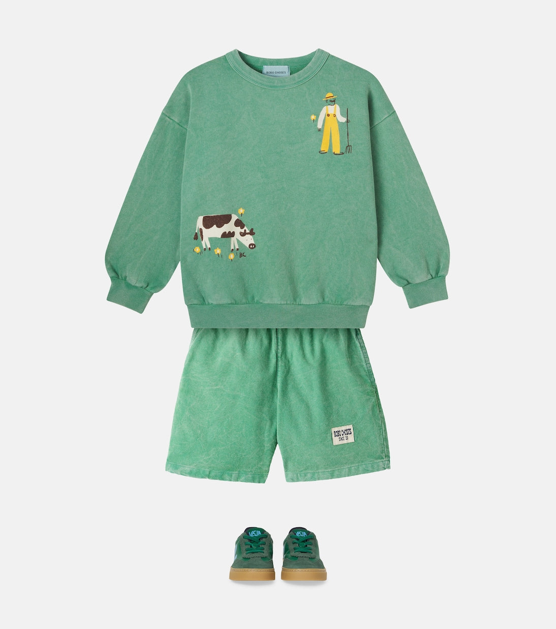 Bobo Choses - Farm Adventure cotton jersey sweatshirt
