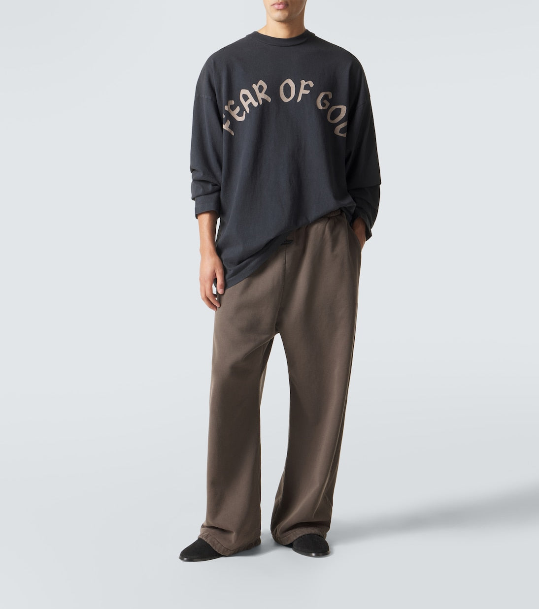 Fear of God - Logo cotton jersey T-shirt