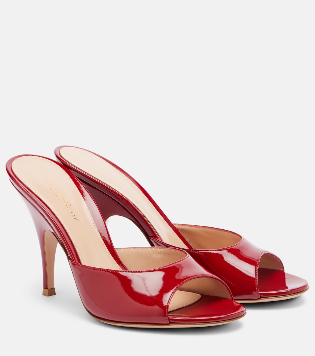 Gianvito Rossi - Sofia patent leather mules