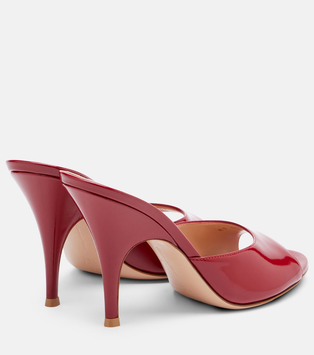 Gianvito Rossi - Sofia patent leather mules