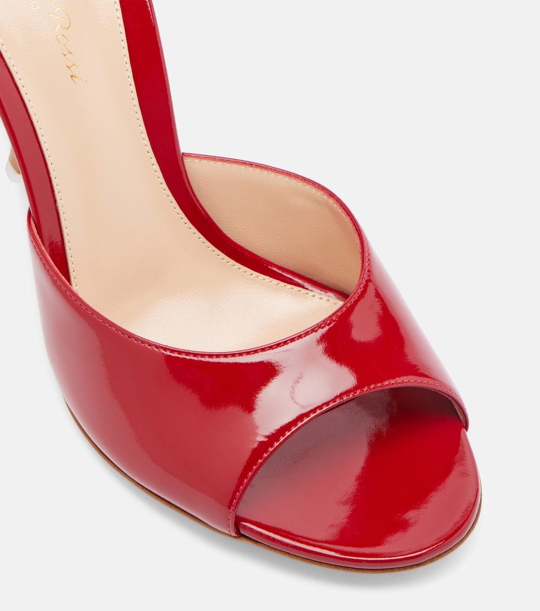 Gianvito Rossi - Sofia patent leather mules