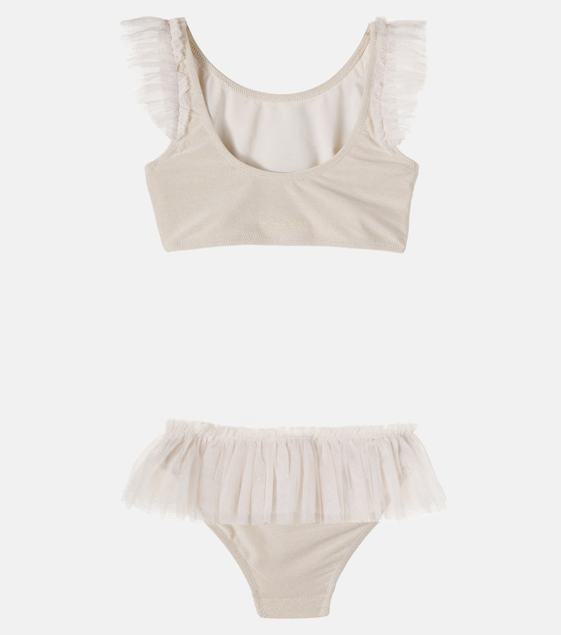 Konges Sløjd - Amandine sequined tulle-trimmed bikini