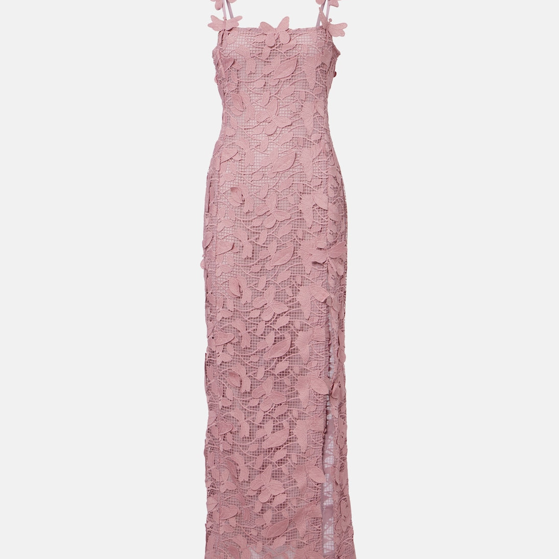 Blumarine - Embroidered lace maxi dress