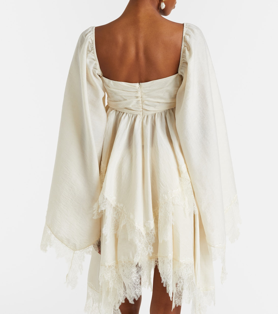 Blumarine - Embroidered lace-trimmed blouse