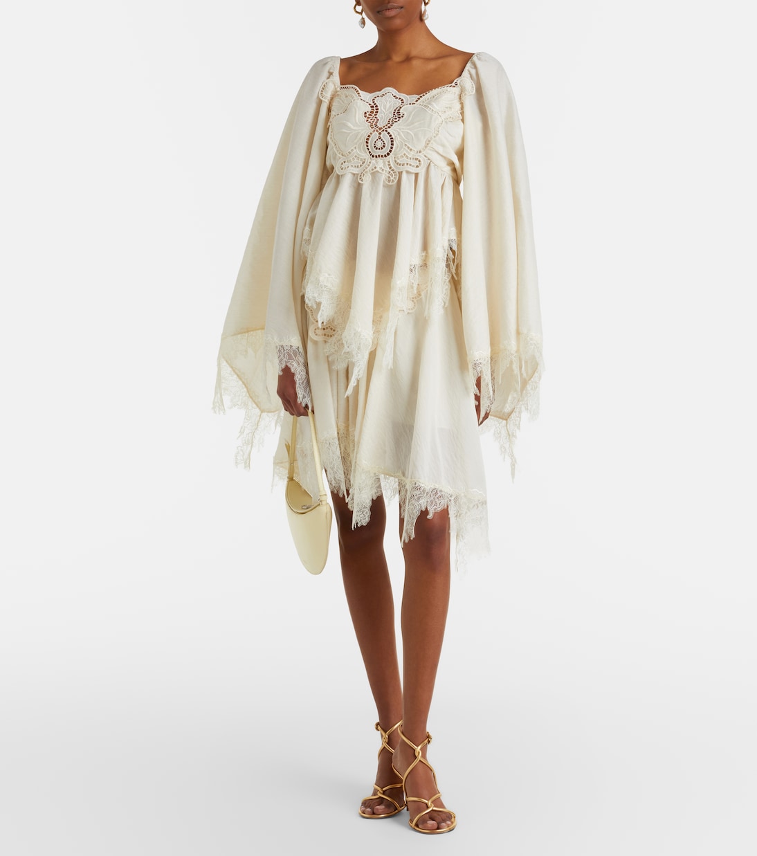 Blumarine - Embroidered lace-trimmed blouse