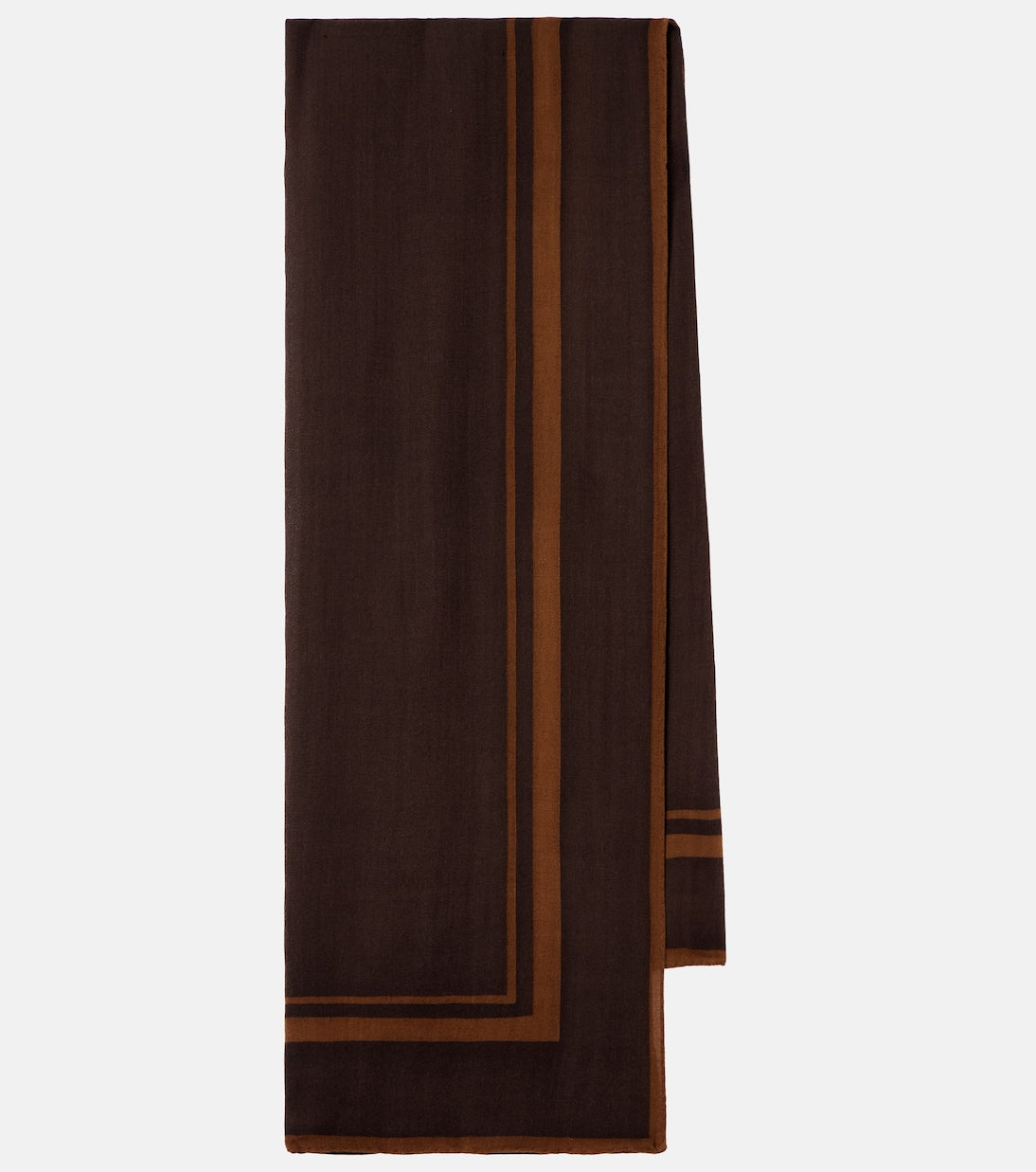 Saint Laurent - Cassandre printed wool twill scarf