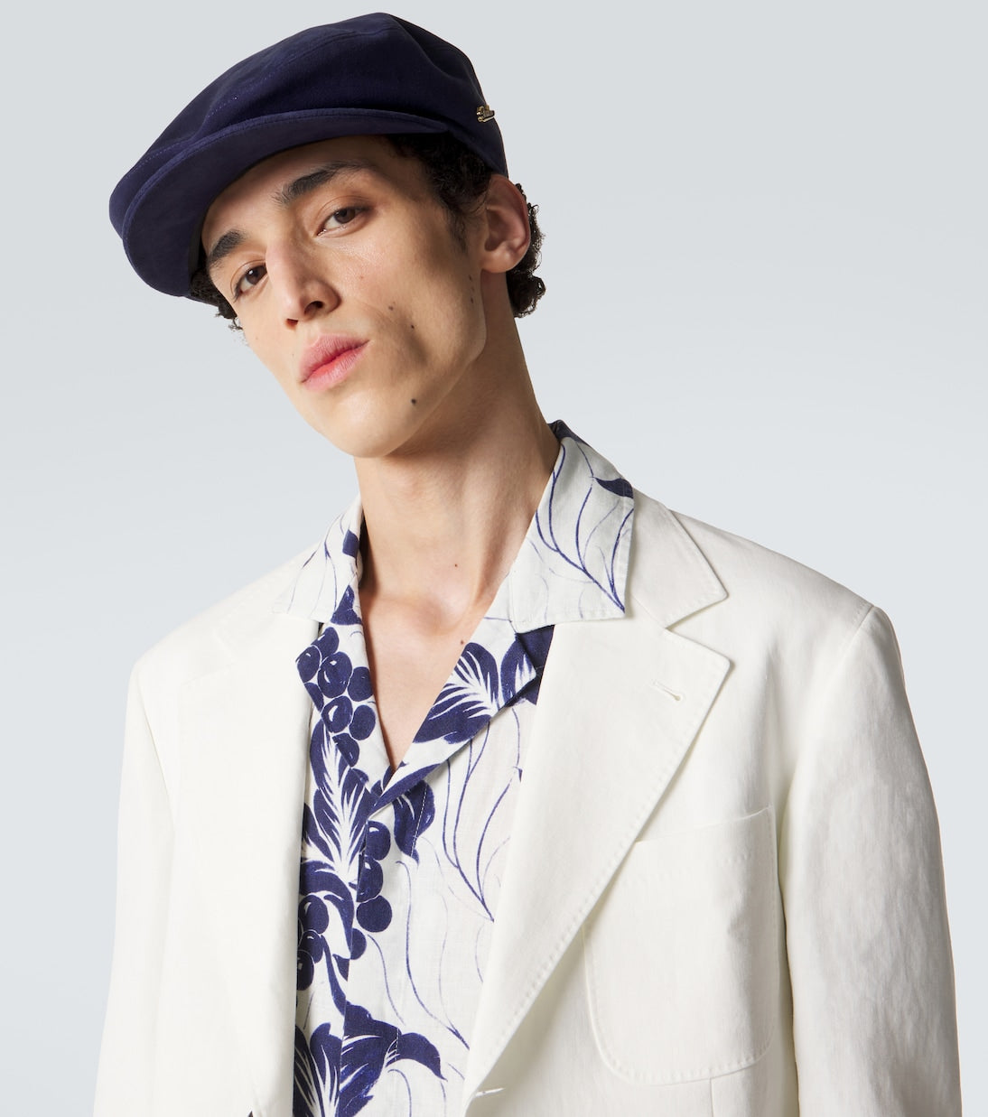 Borsalino - Suede newsboy cap