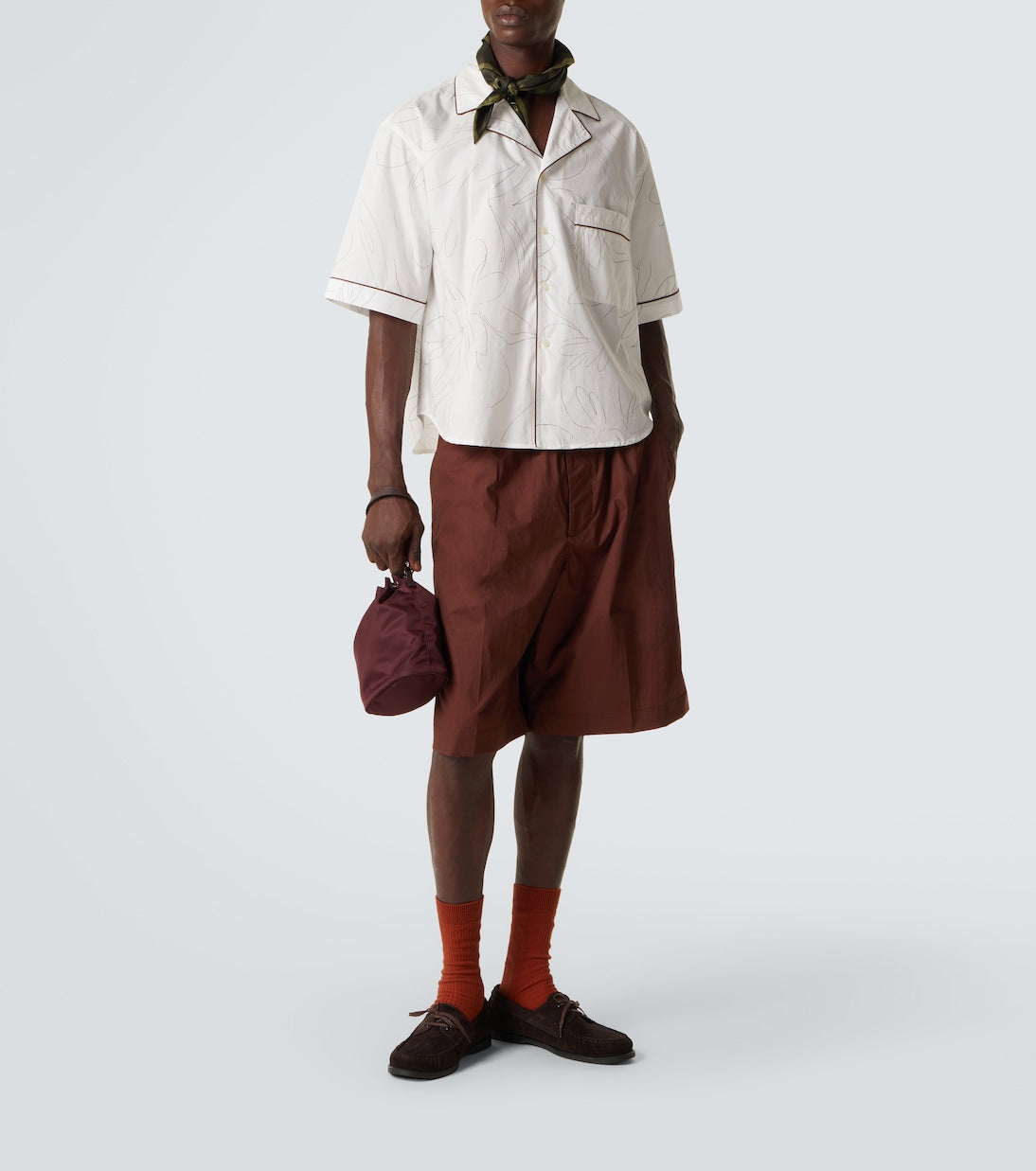 Plan C - Printed cotton shirt