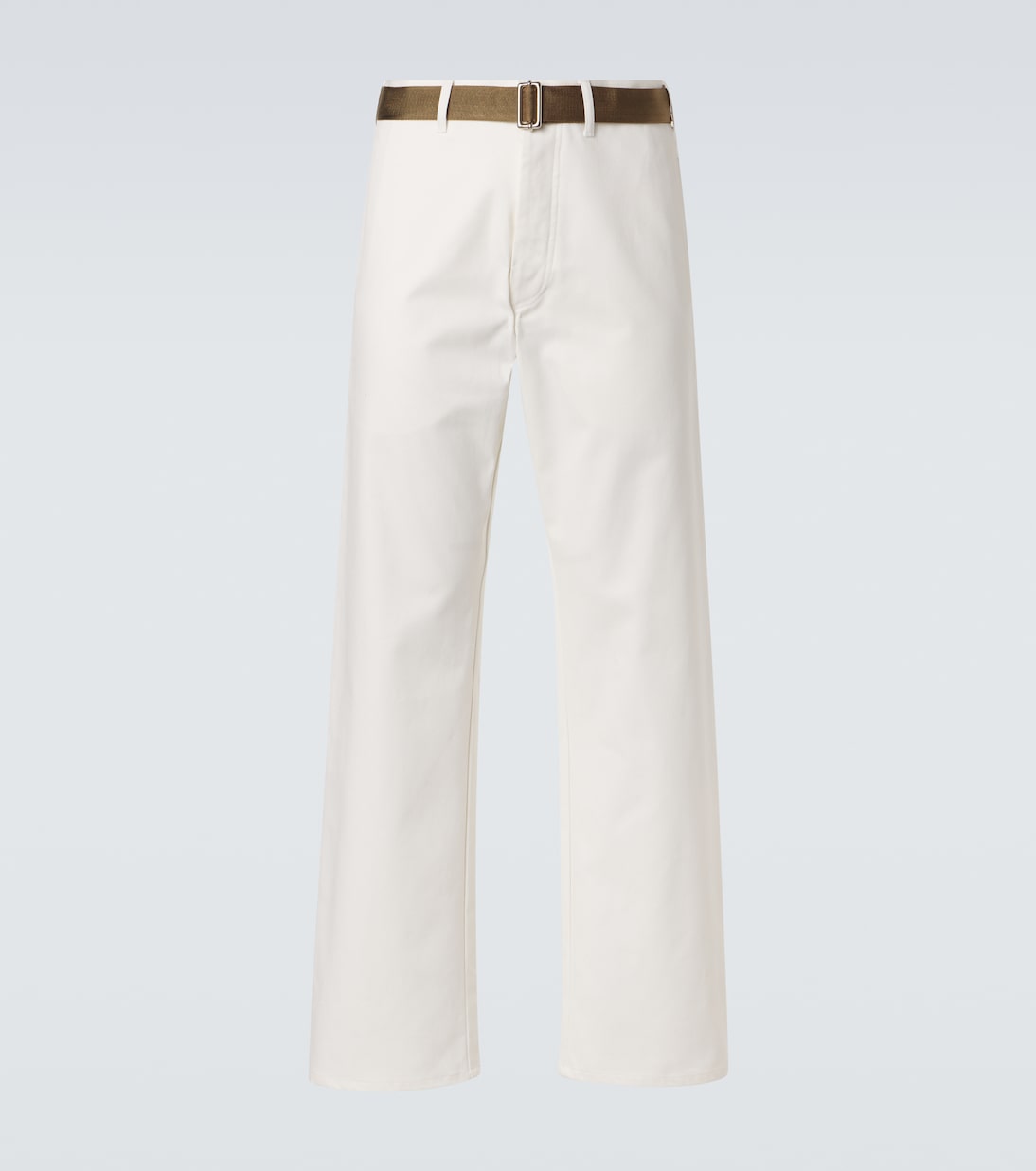 Plan C - Belted straight jeans
