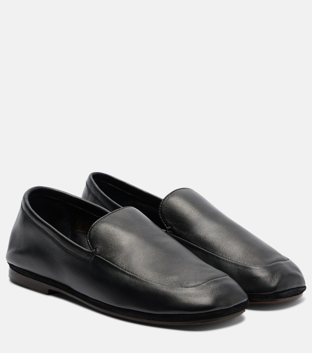 Lemaire - Outdoor leather slip-on shoes