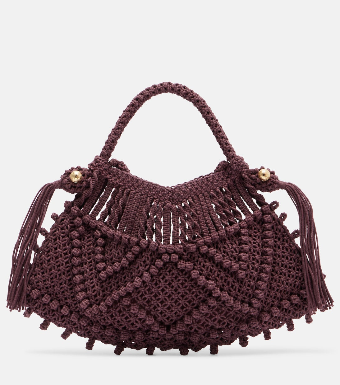 Alémais - Macrame Small top-handle bag