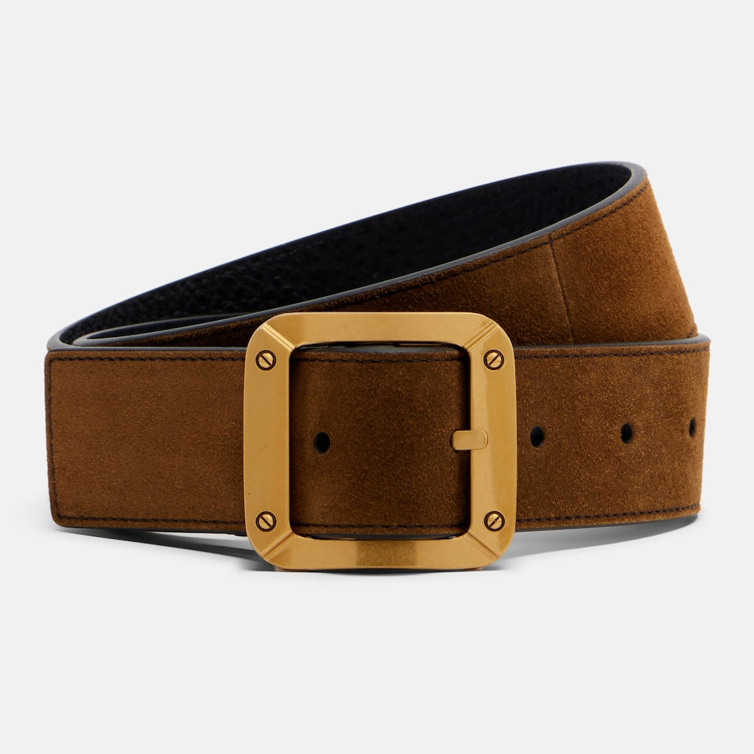 Acne Studios - Reversible suede belt