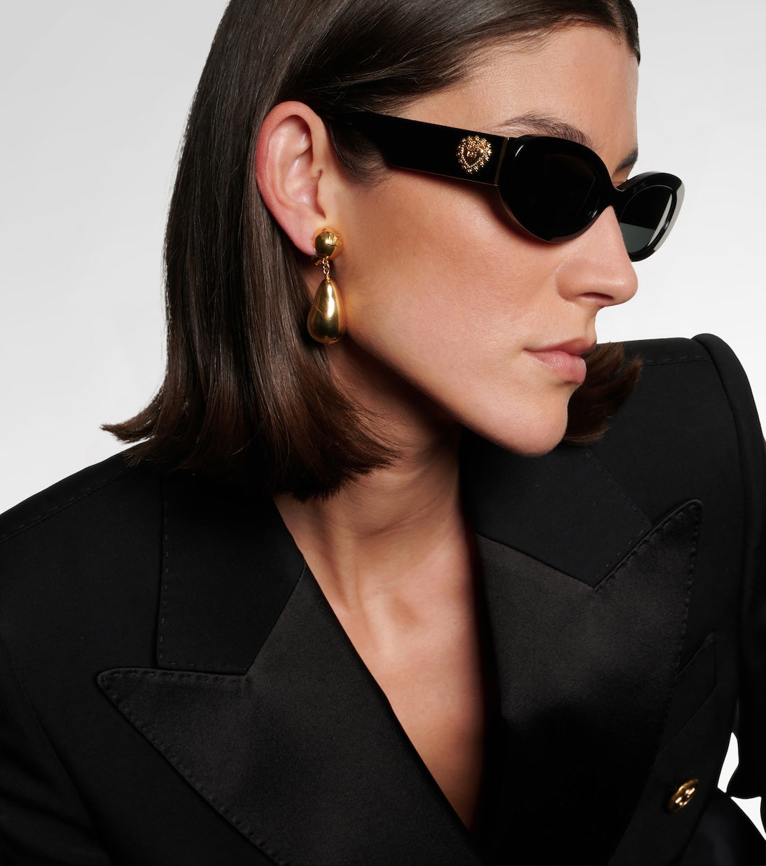 Dolce&Gabbana - Devotion oval sunglasses