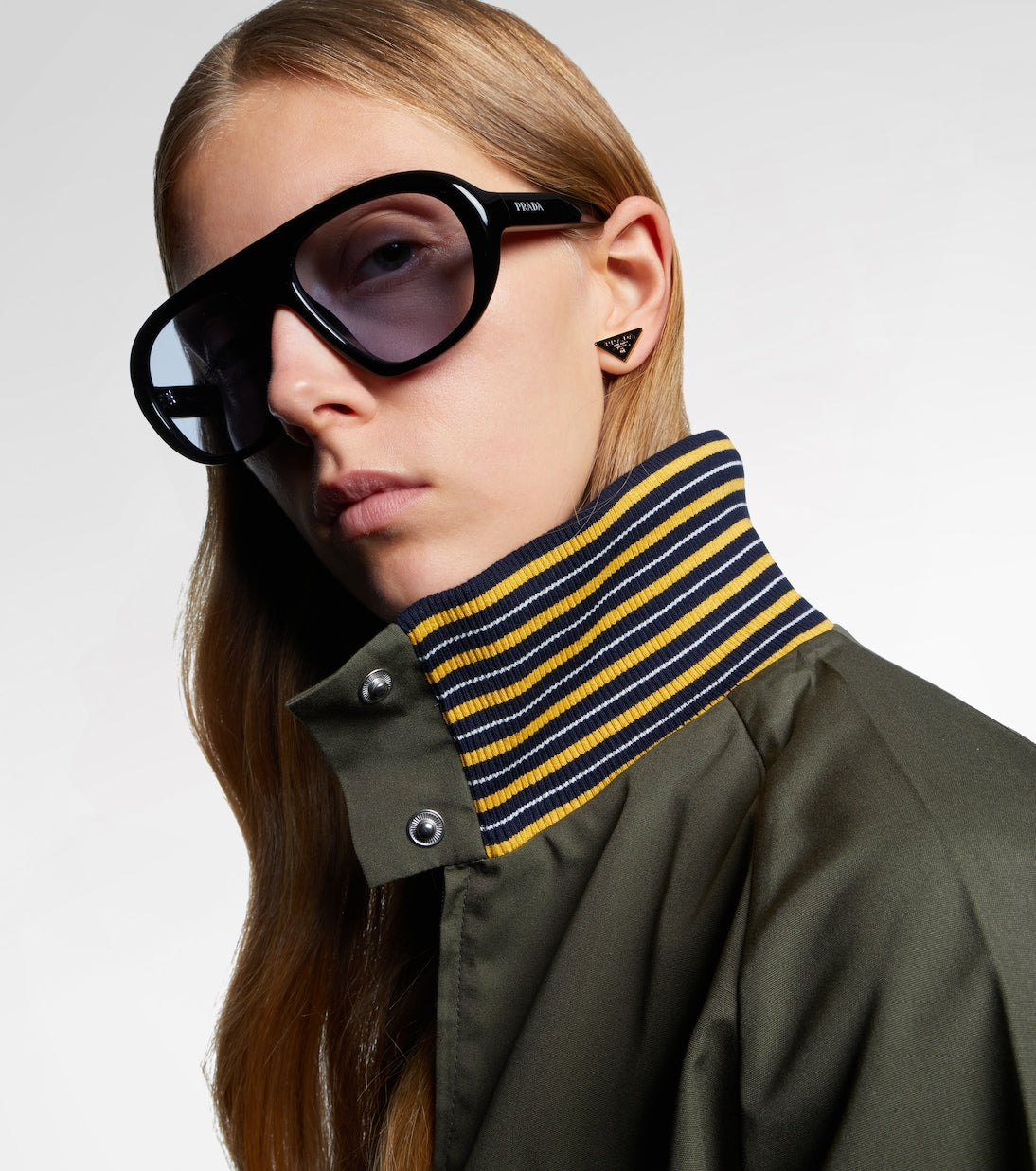 Prada - Prada Shadowplay oversized sunglasses
