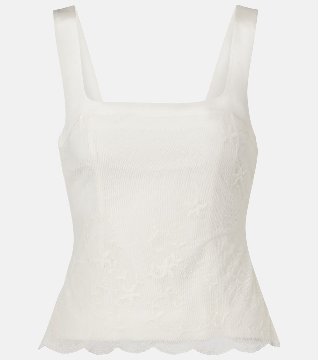 Posse - Cove embroidered tulle top