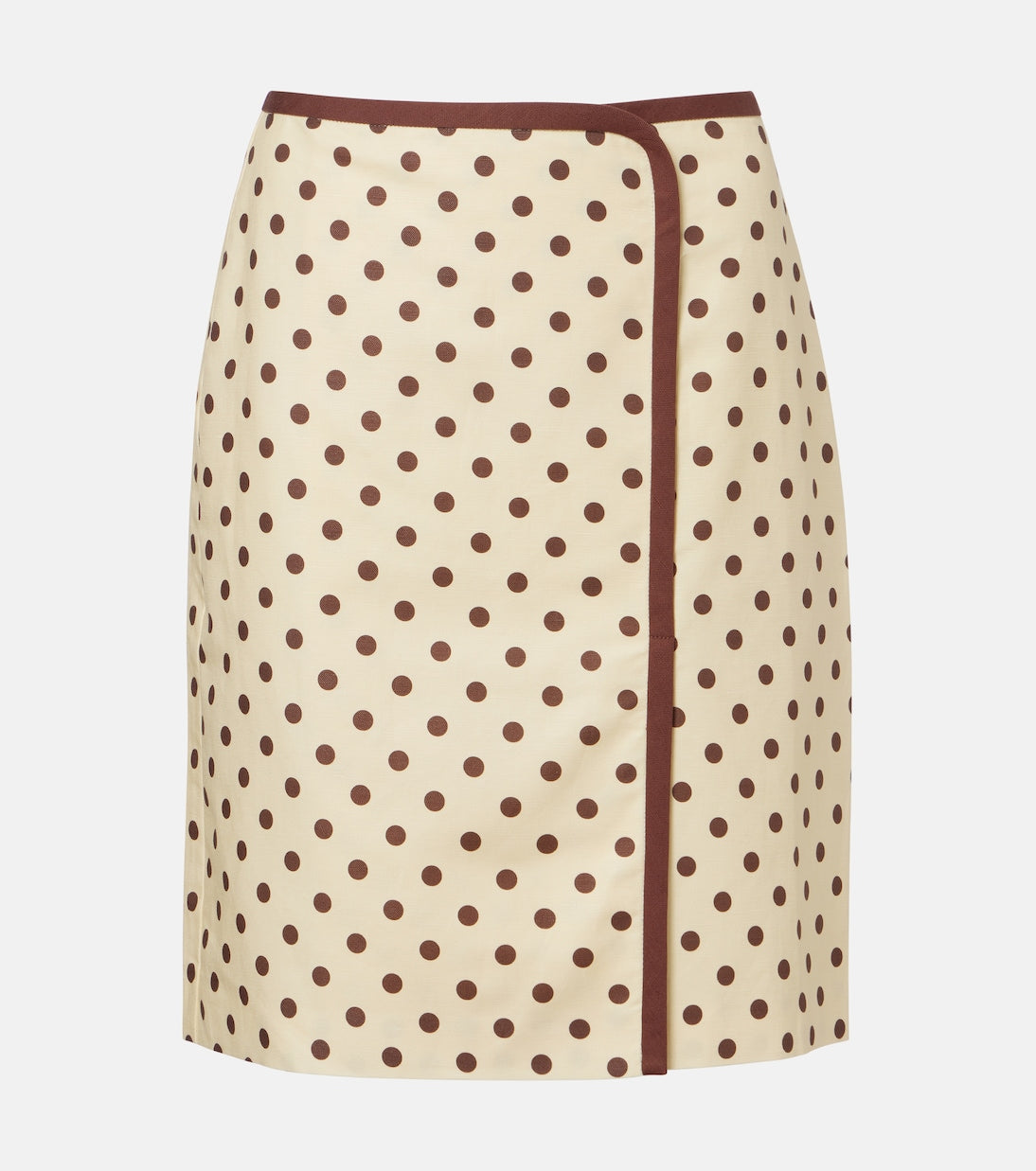 Posse - Bowie linen and cotton wrap skirt