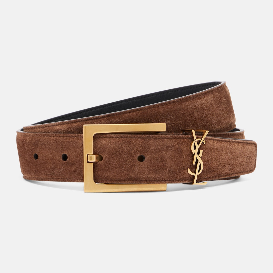 Saint Laurent - Cassandre suede belt