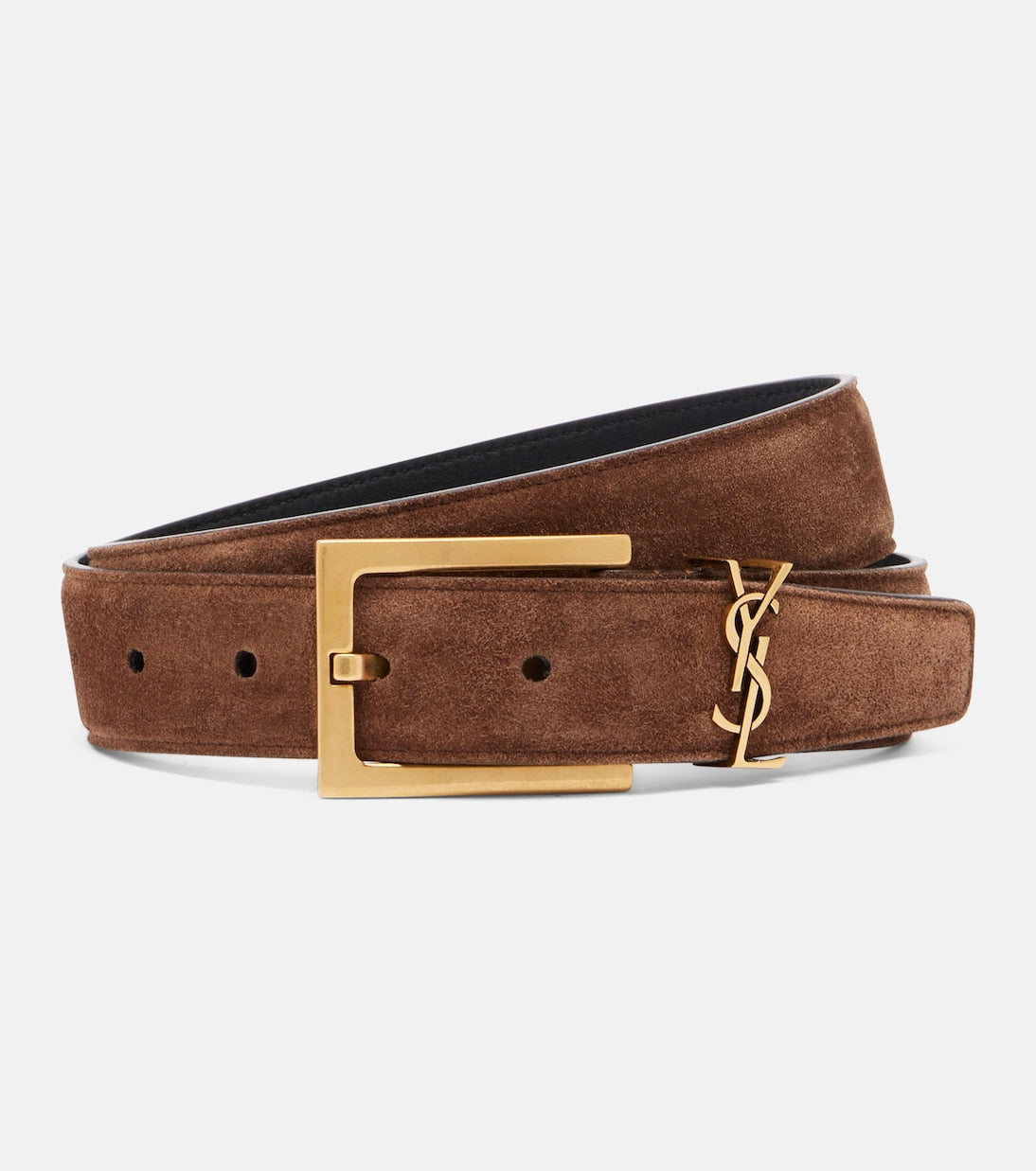 Saint Laurent - Cassandre suede belt